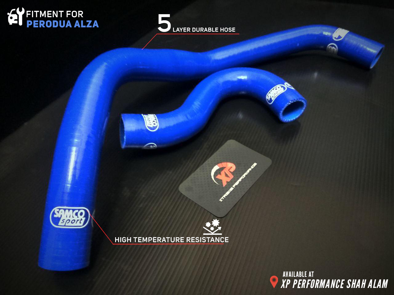 Radiator Hose Samco For Perodua Alza Myvi Blue Gloss 2 Pcs Xtreme Performance Shah Alam